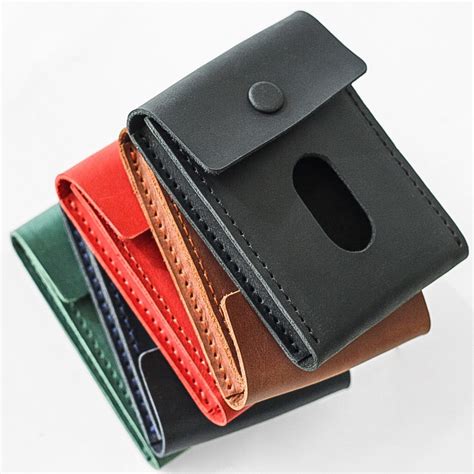 business card holder case leather|best leather business card holder.